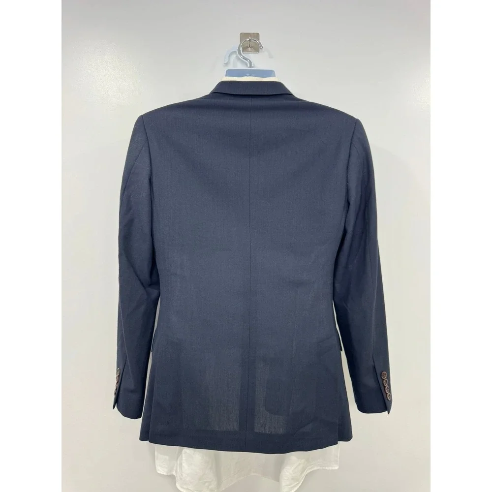 J. Crew Men Navy Ludlow Jacket Blazer Pant Suit 36S 30